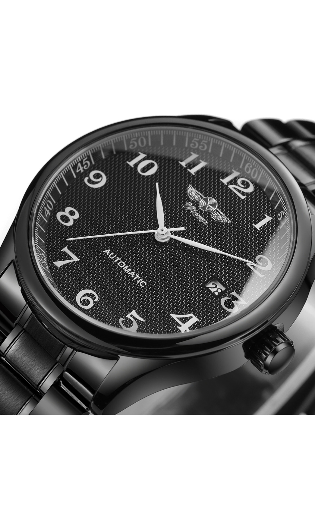 Чоловічий годинник  Winner Handsome Black