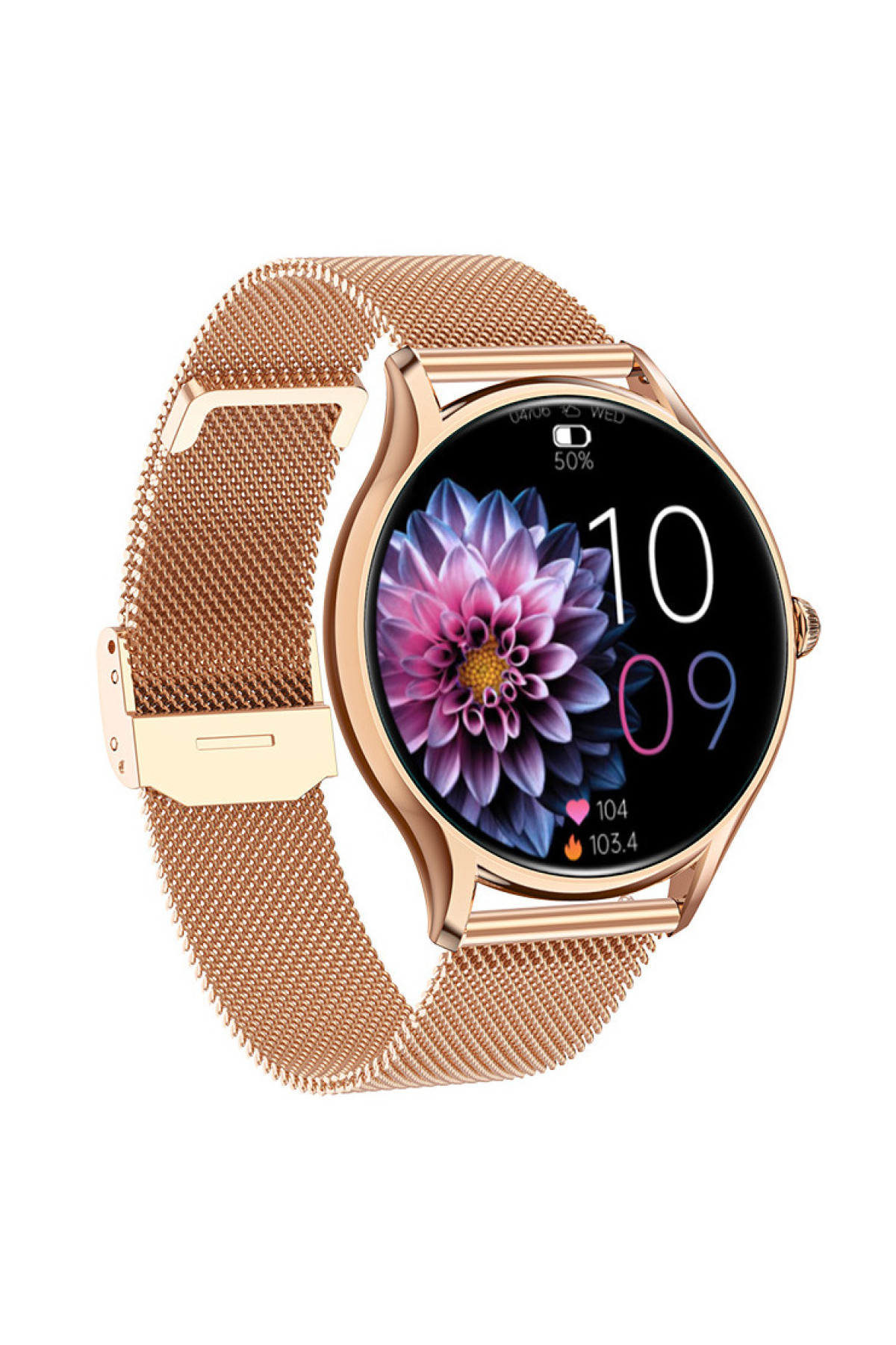 Смарт годинник  Smart Milano Gold Steel, 2 ремінці