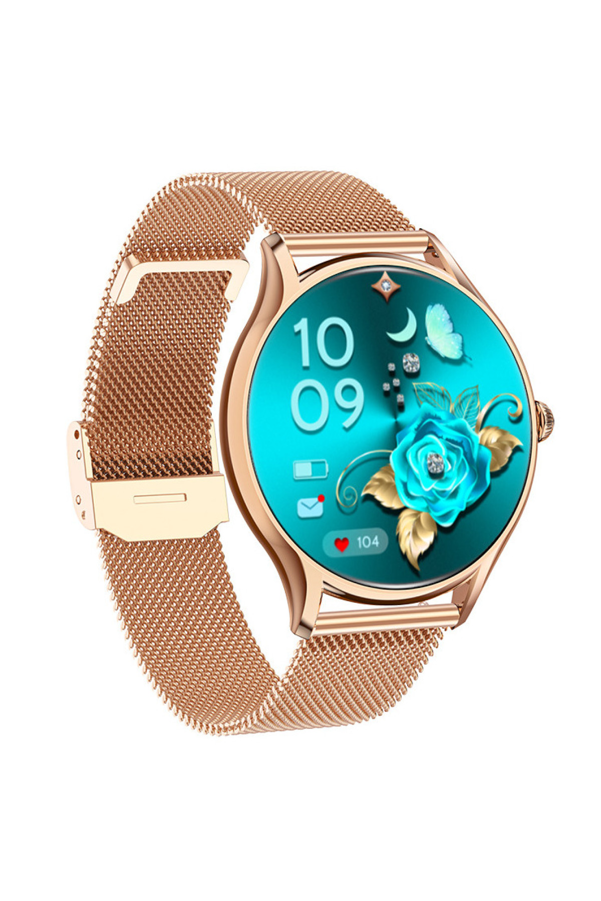 Смарт годинник  Smart Milano Gold Steel, 2 ремінці