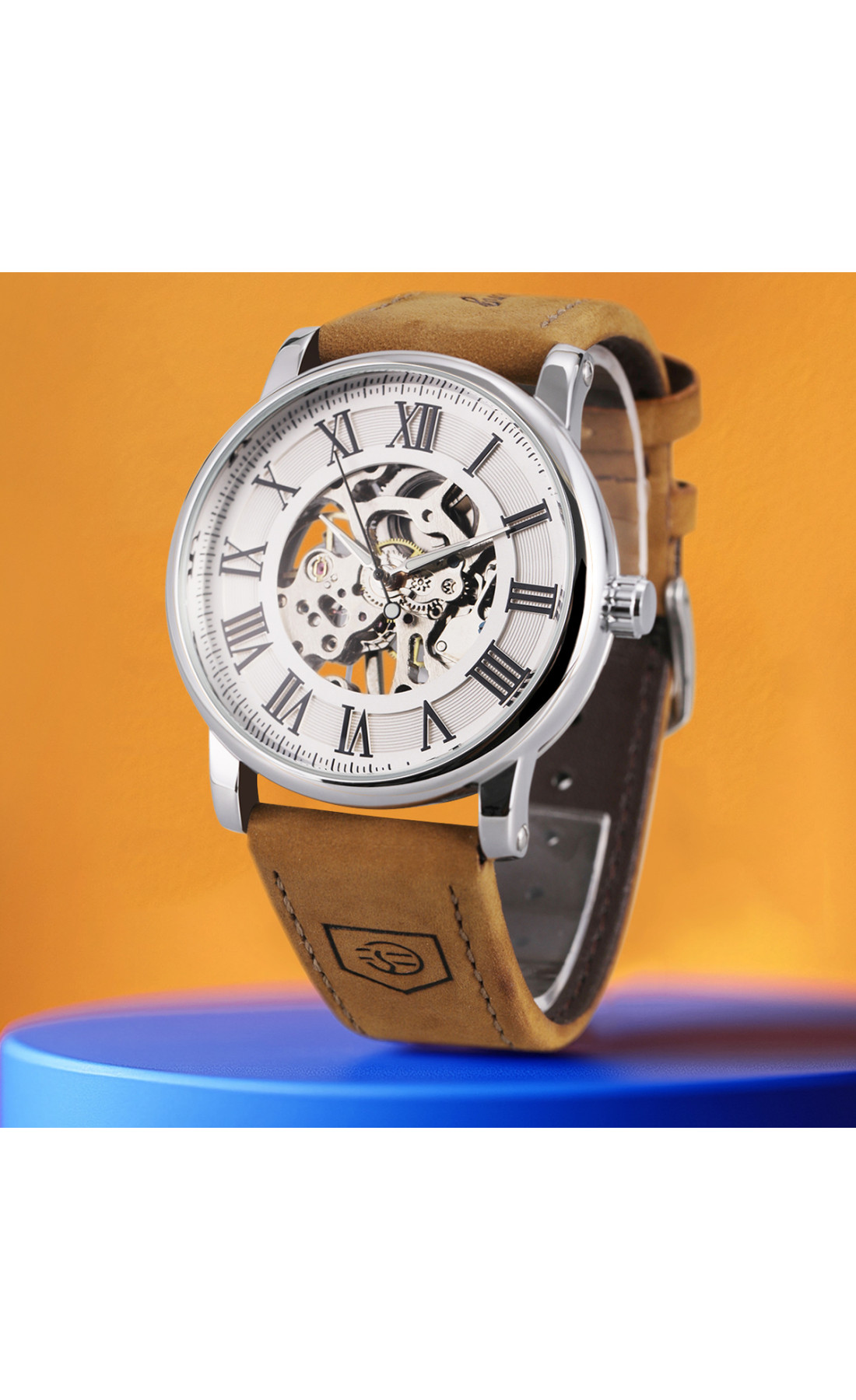 Чоловічий годинник  Forsining Vintage Pro