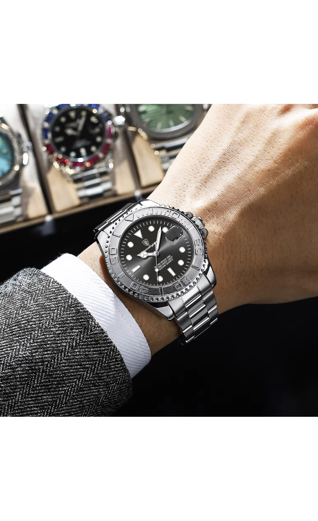 Чоловічий годинник  Poedagar Pilot