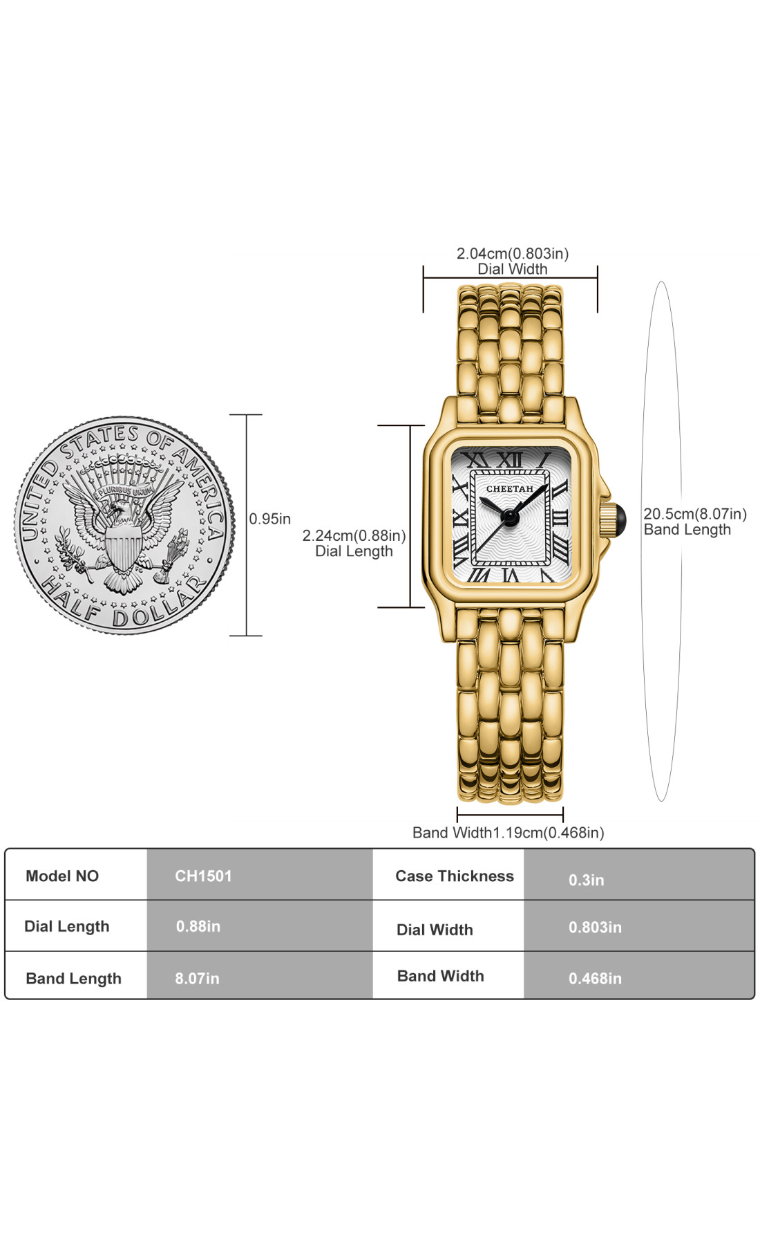 Жіночий годинник  Cheetah Faina