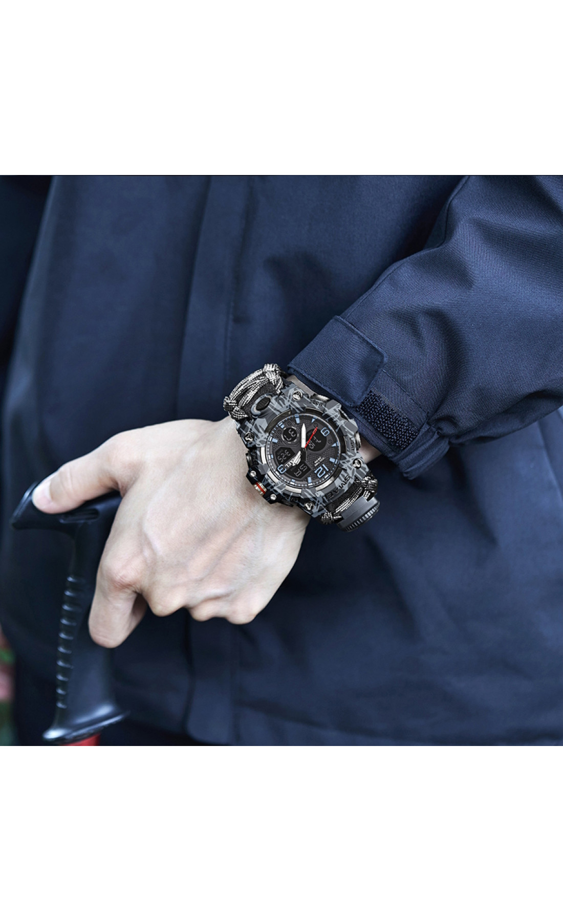 Чоловічий годинник  Smael Grey Compass