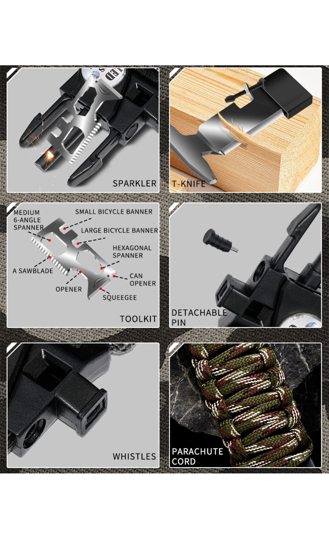 Чоловічий годинник  Smael Grey Compass