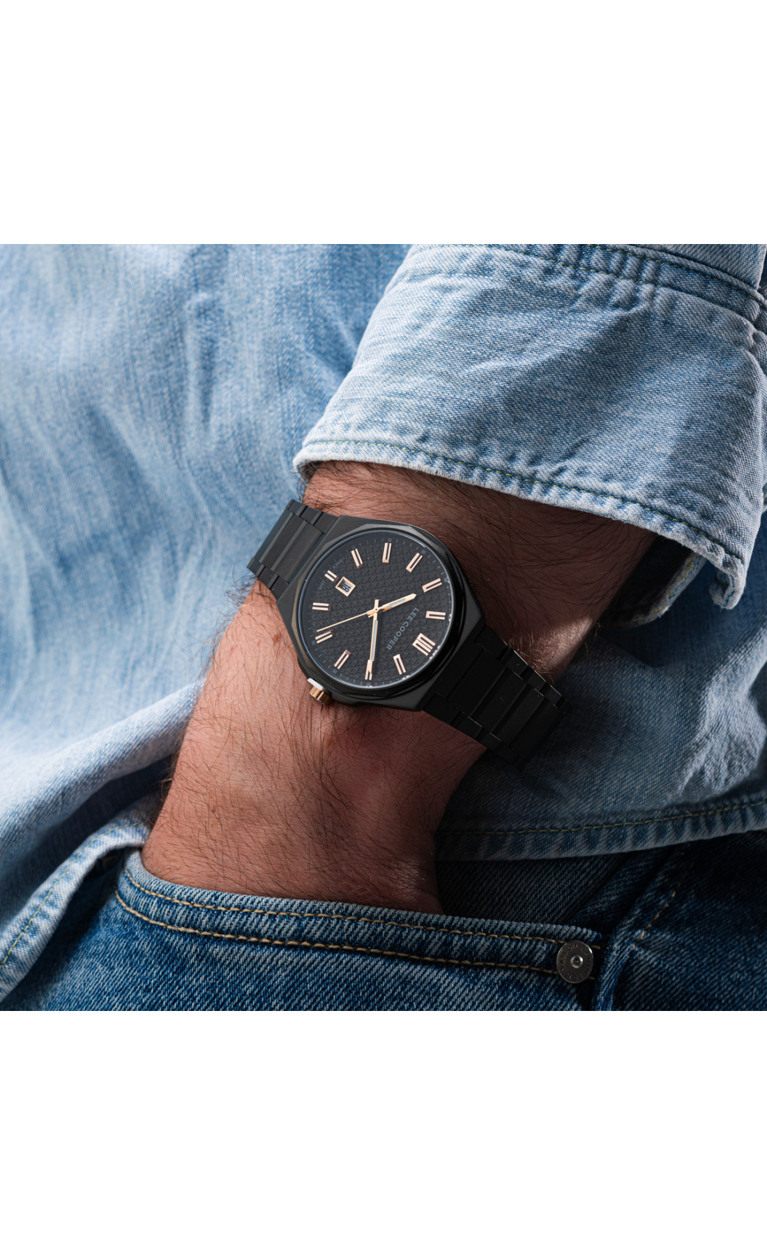 Чоловічий годинник  Lee Cooper Knight Black