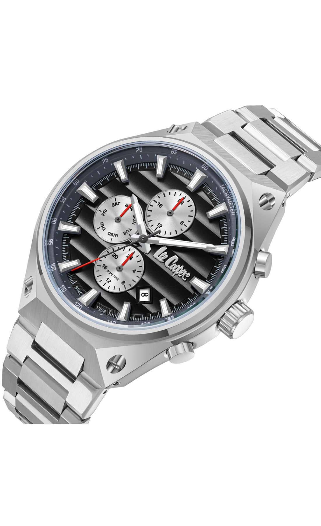 Чоловічий годинник  Lee Cooper Ice Silver