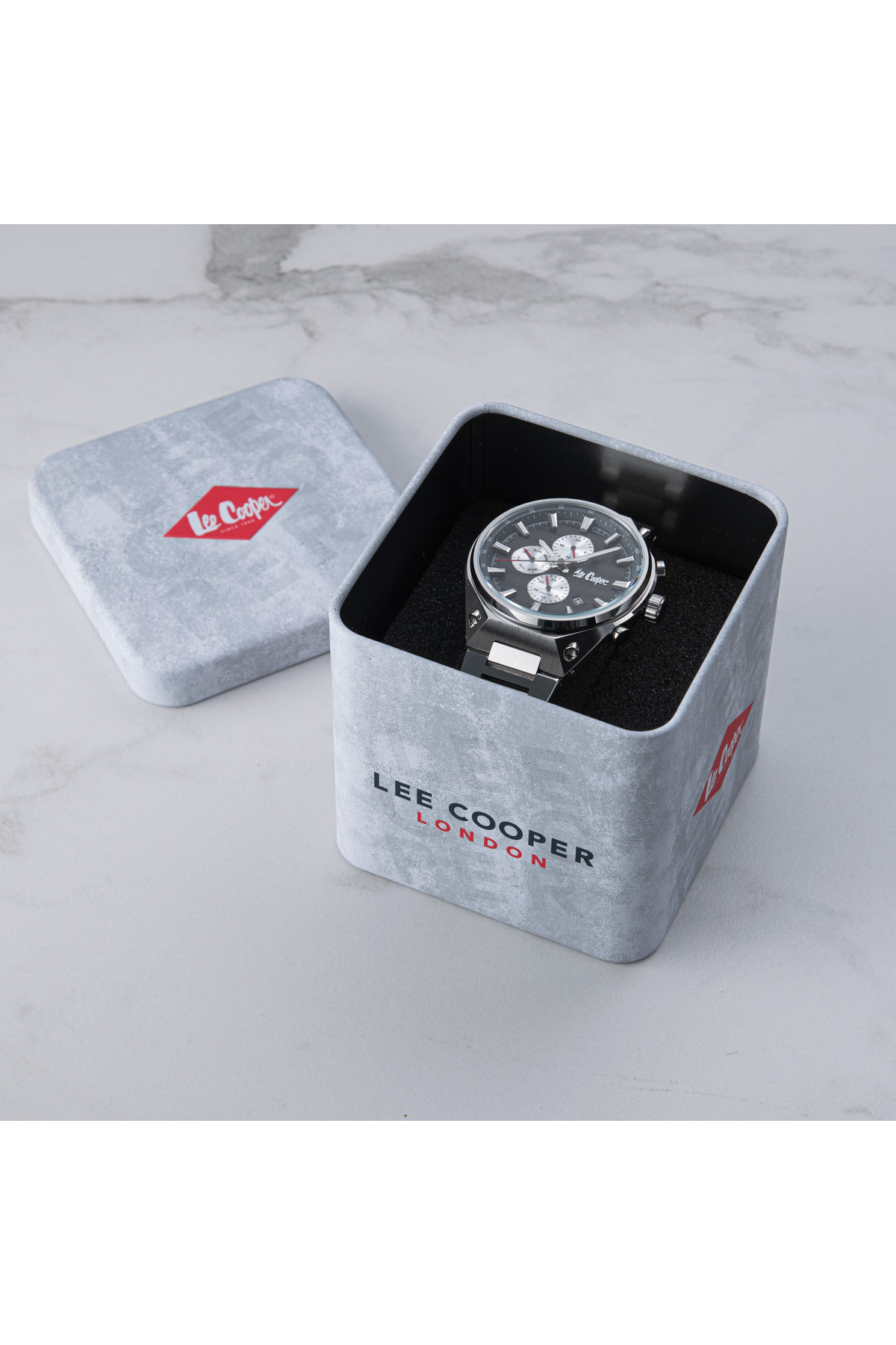 Чоловічий годинник  Lee Cooper Ice Silver