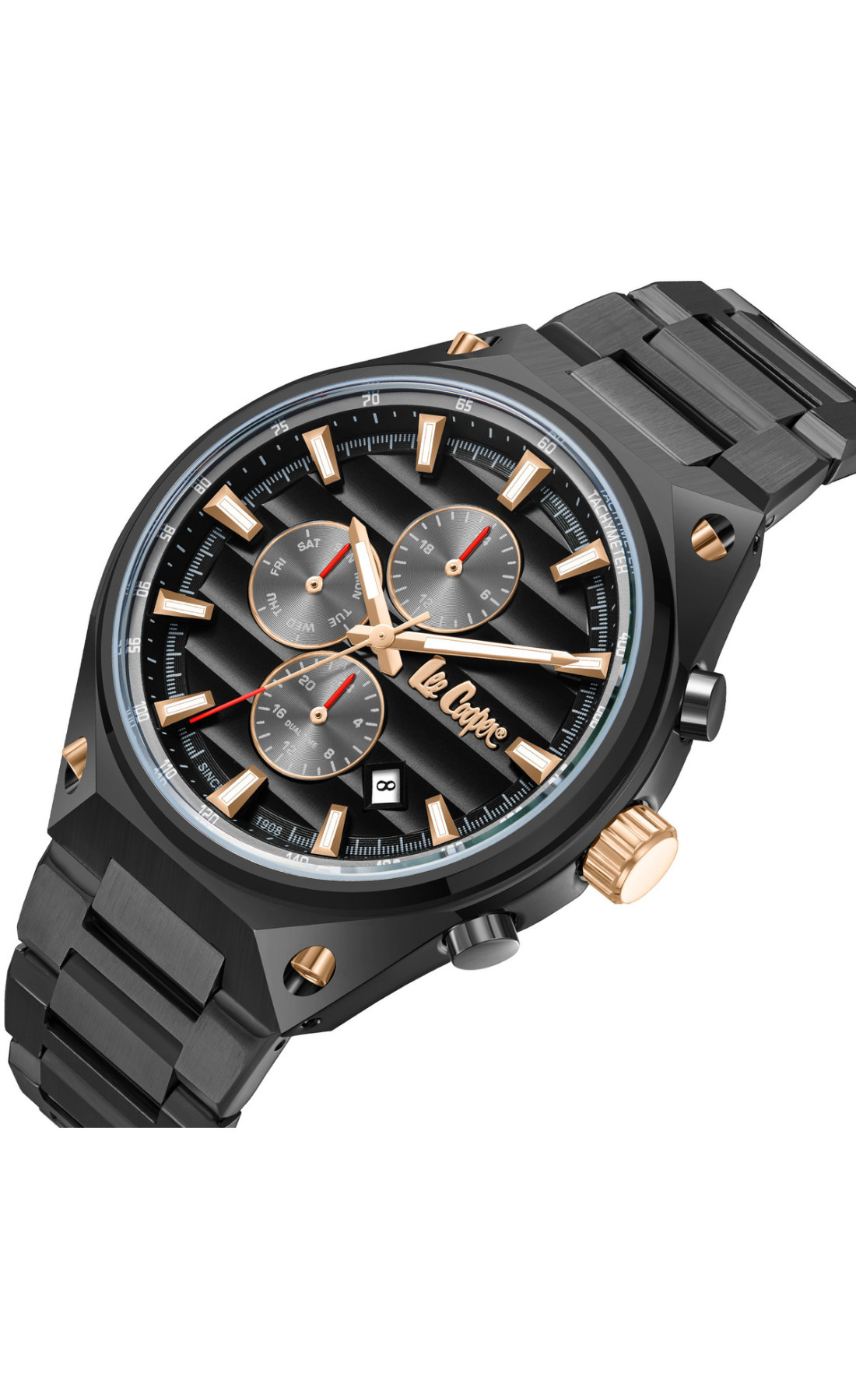 Чоловічий годинник  Lee Cooper Ice Black