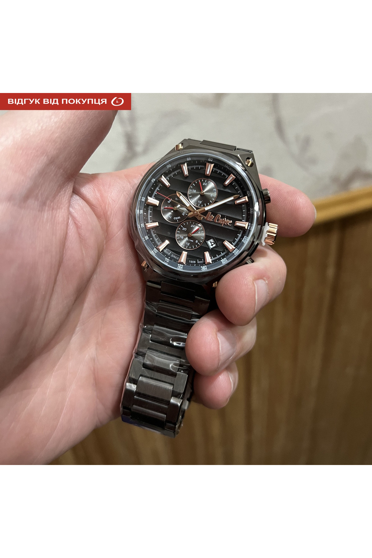Чоловічий годинник  Lee Cooper Ice Black