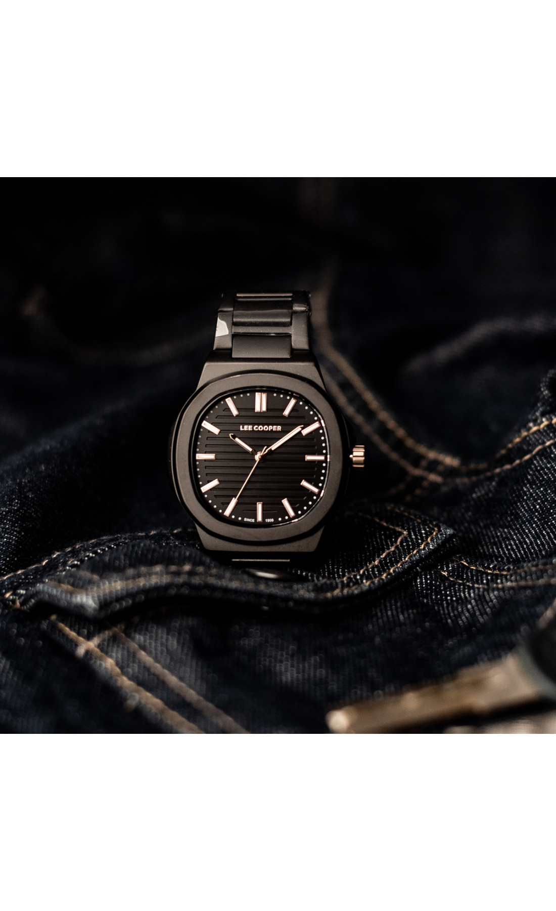 Чоловічий годинник  Lee Cooper Brand Black