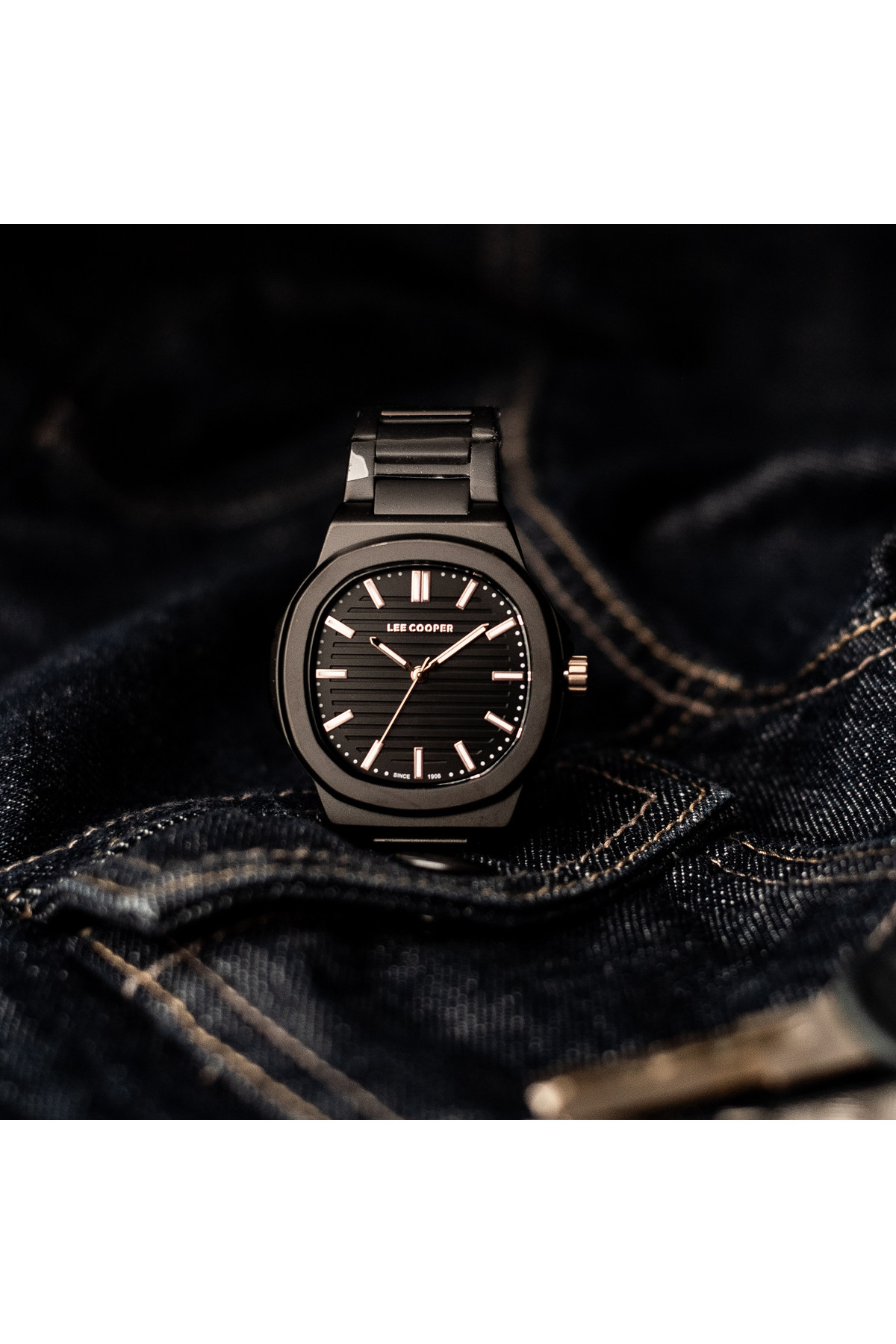 Чоловічий годинник  Lee Cooper Brand Black