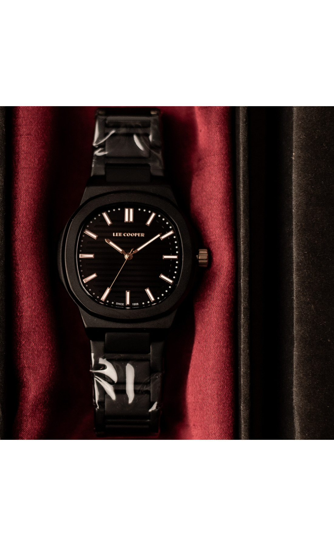 Чоловічий годинник  Lee Cooper Brand Black