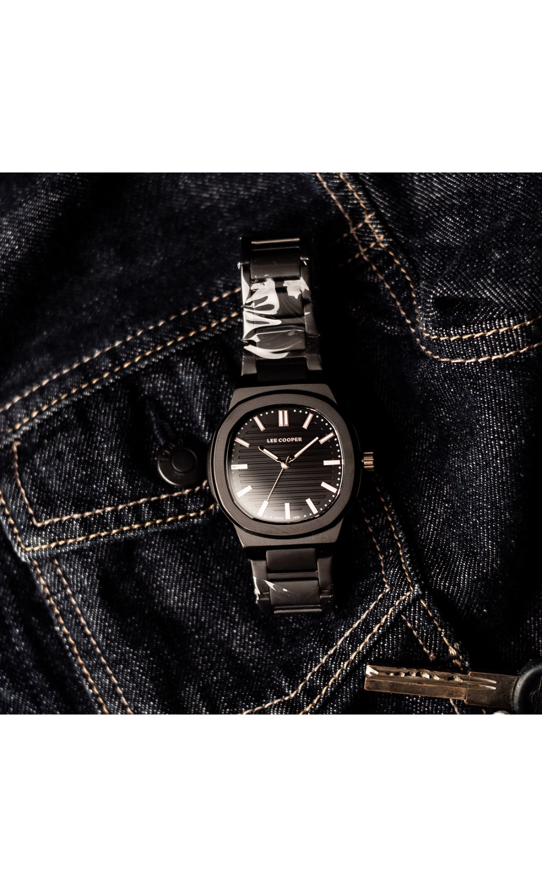 Чоловічий годинник  Lee Cooper Brand Black