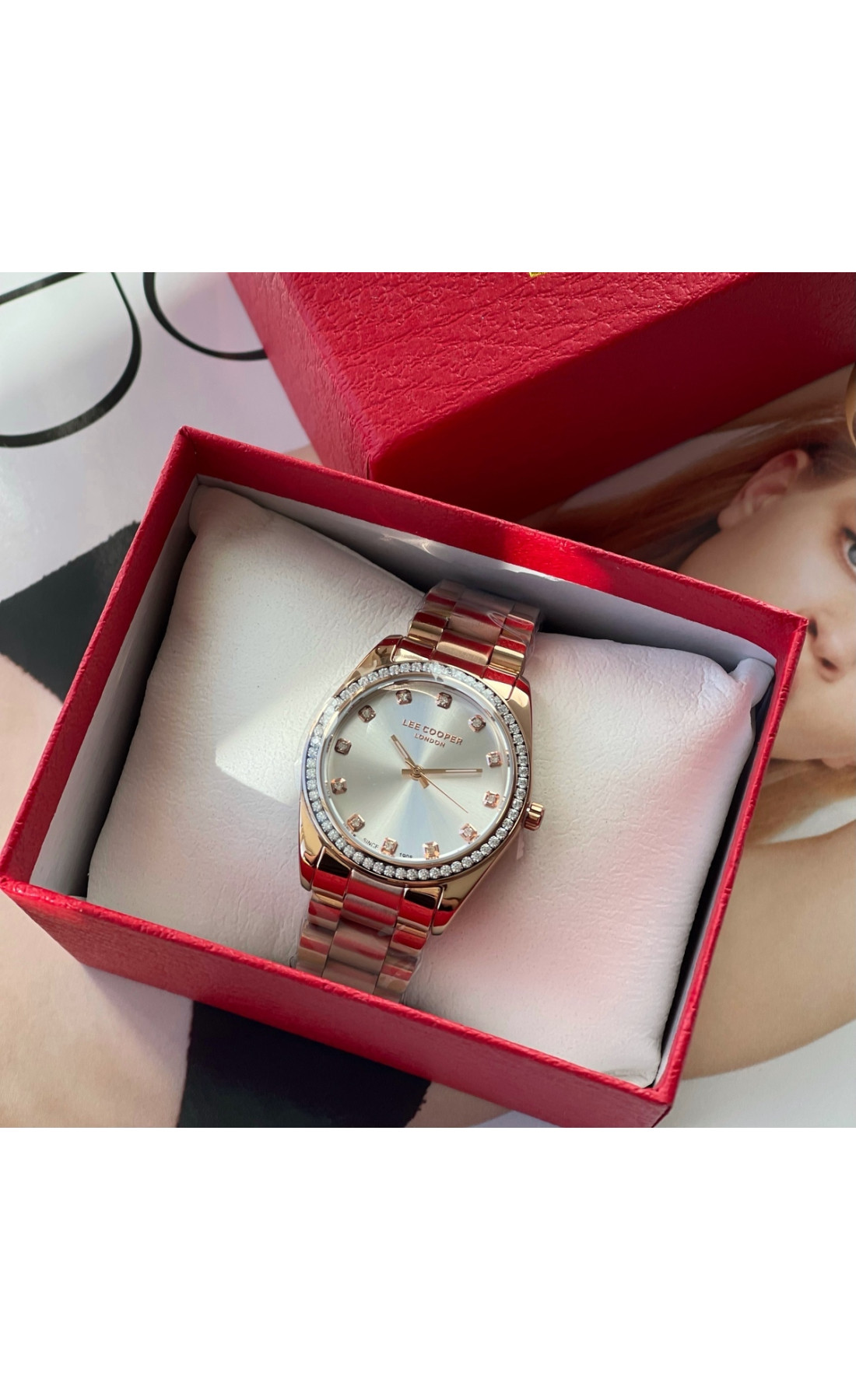 Жіночий годинник  Lee Cooper Santorini Gold