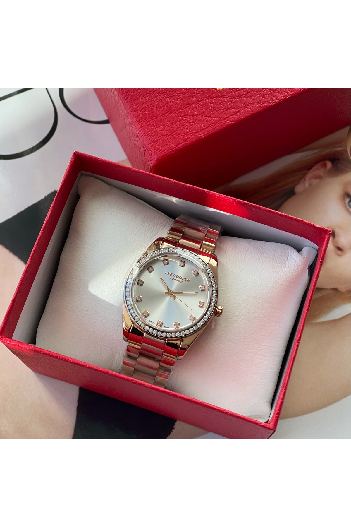 Жіночий годинник  Lee Cooper Santorini Gold