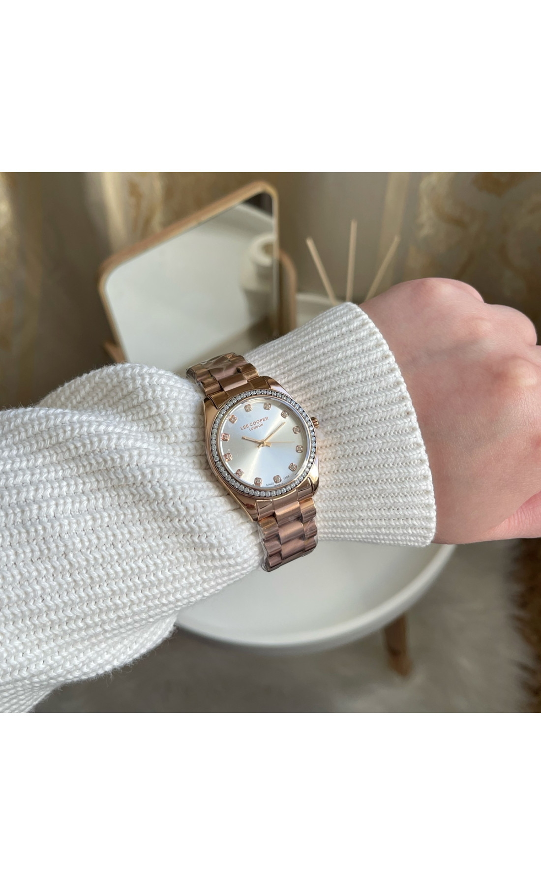 Жіночий годинник  Lee Cooper Santorini Gold