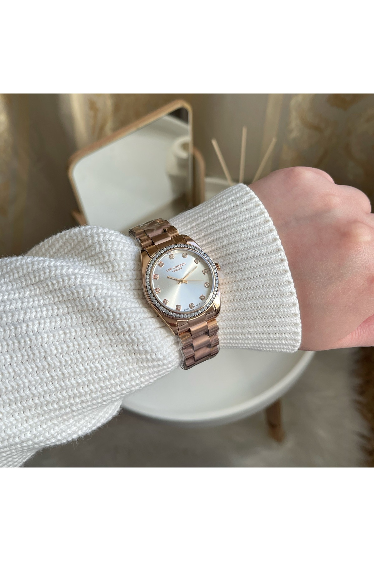 Жіночий годинник  Lee Cooper Santorini Gold