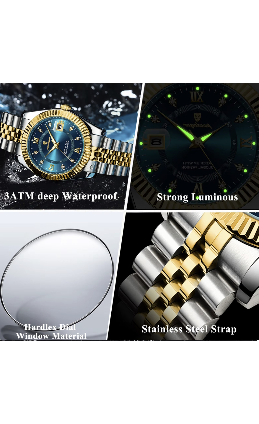 Чоловічий годинник  Poedagar Dublin