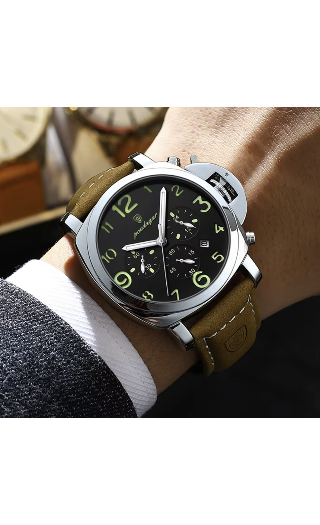 Чоловічий годинник  Poedagar Luminious