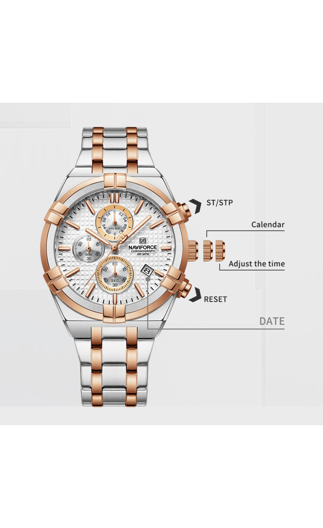 Чоловічий годинник  Naviforce Porto