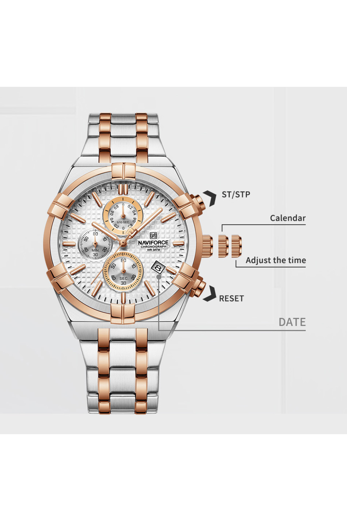 Чоловічий годинник  Naviforce Porto