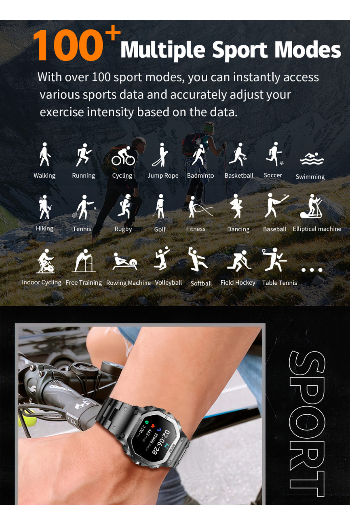 Смарт годинник  Smart Jordan Sport