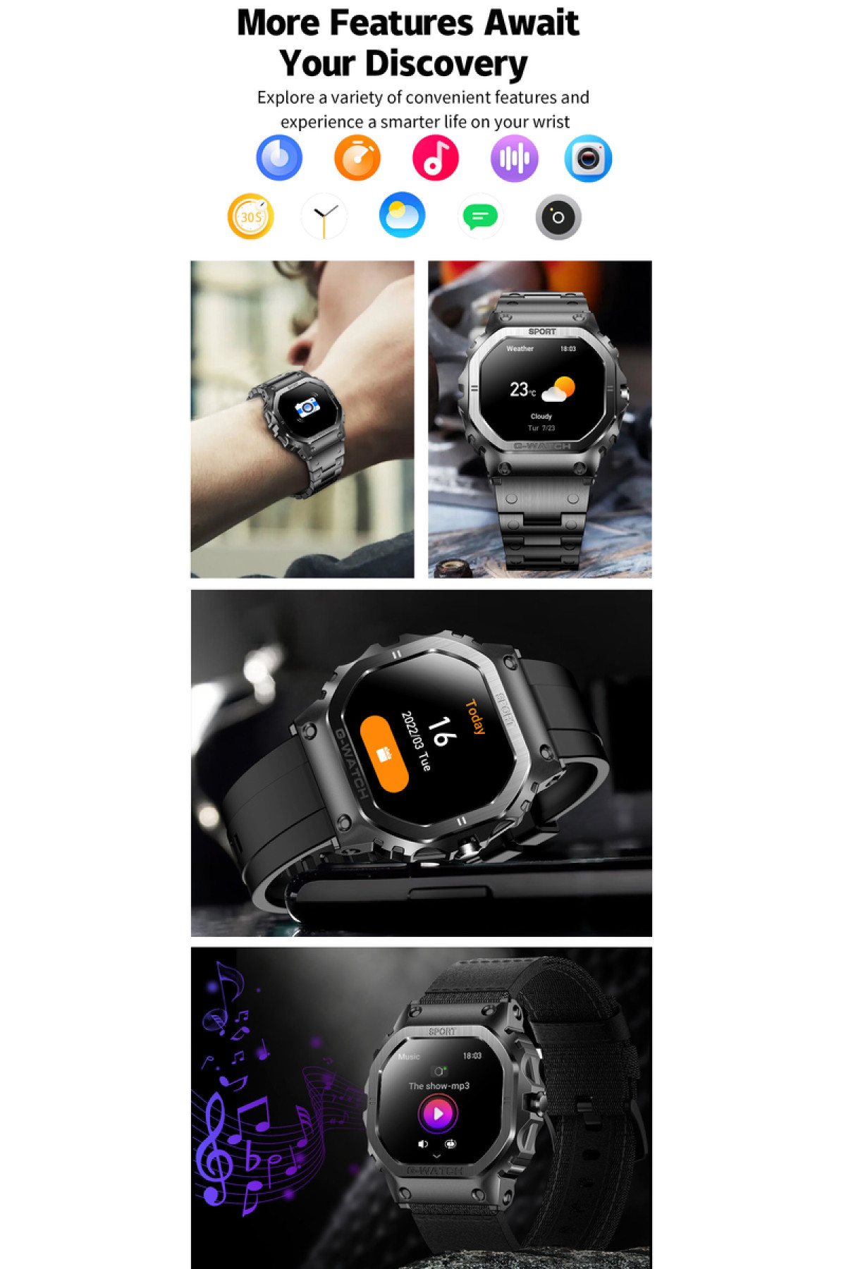 Смарт годинник  Smart Jordan Sport