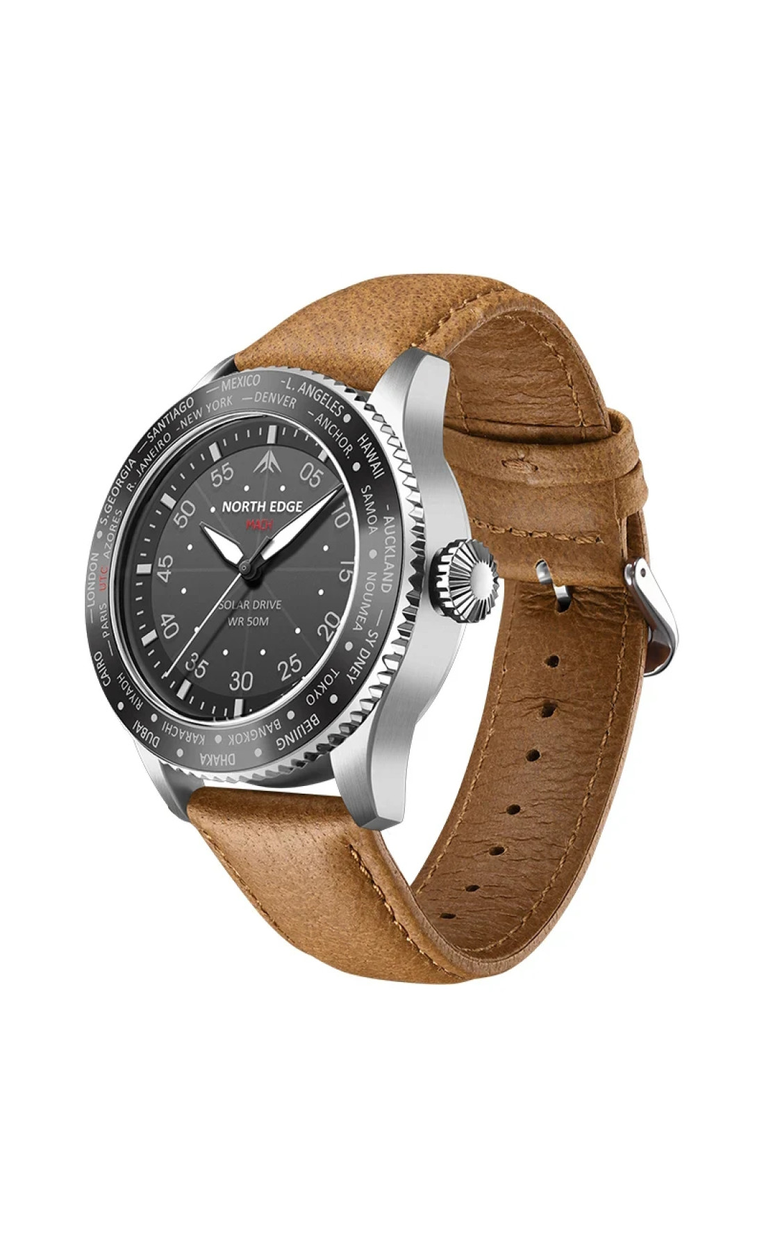 Чоловічий годинник  North Edge Mach Brown