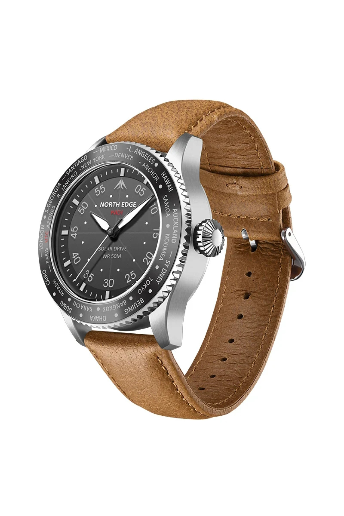 Чоловічий годинник  North Edge Mach Brown