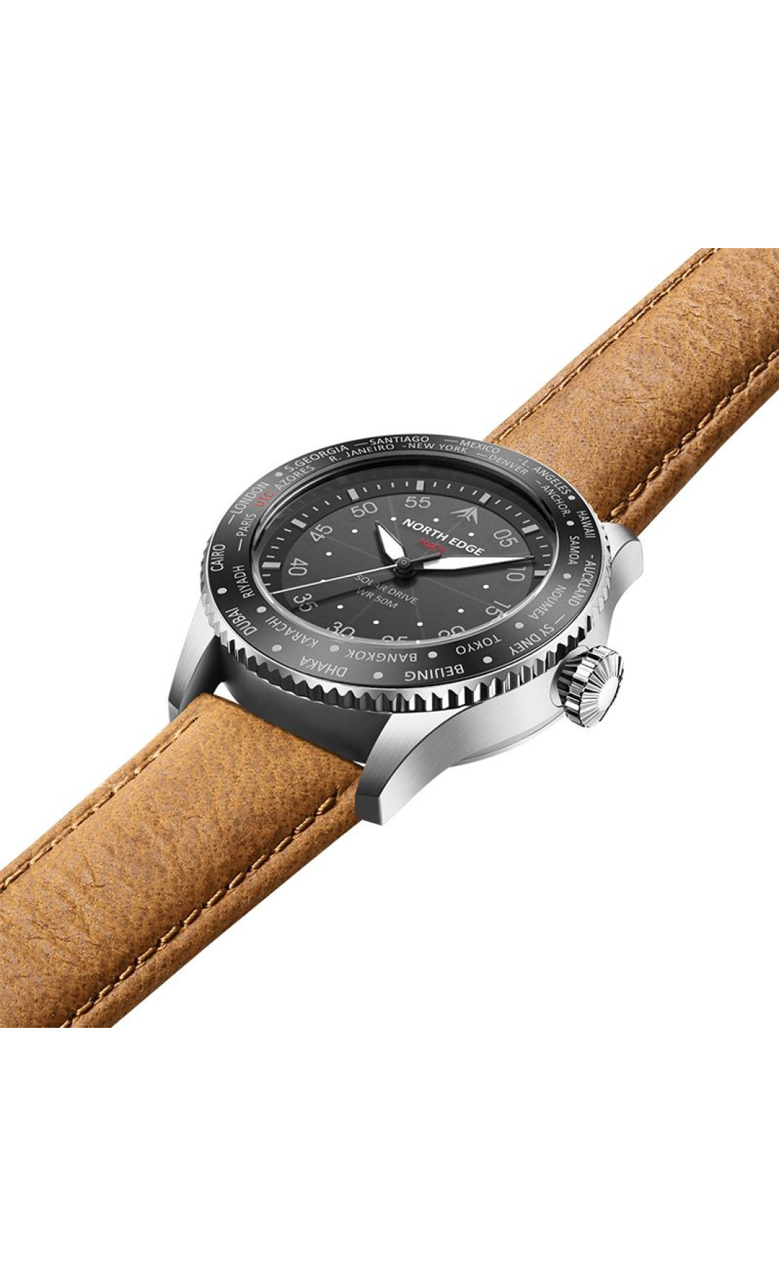 Чоловічий годинник  North Edge Mach Brown