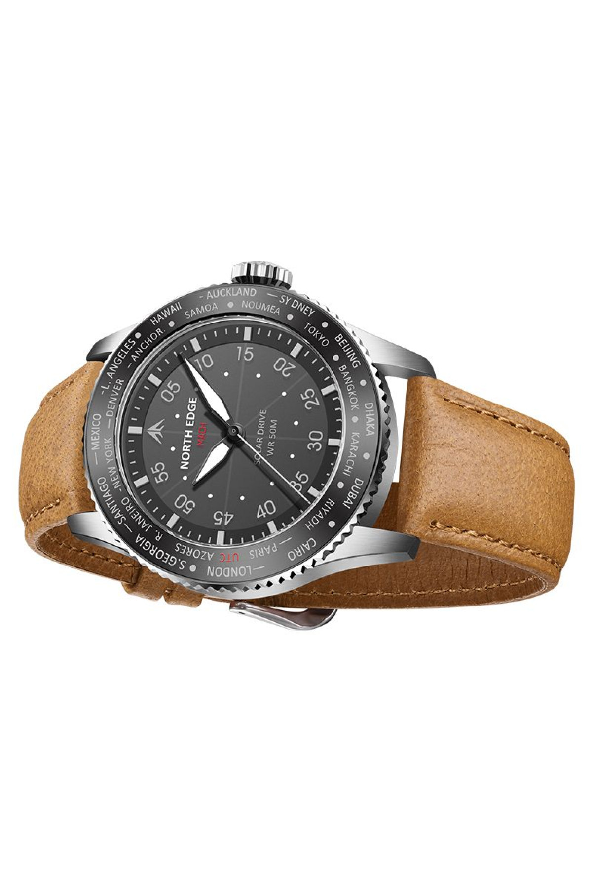 Чоловічий годинник  North Edge Mach Brown