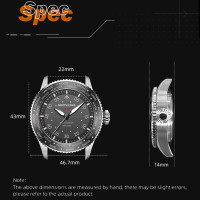 Чоловічий годинник  North Edge Mach Brown