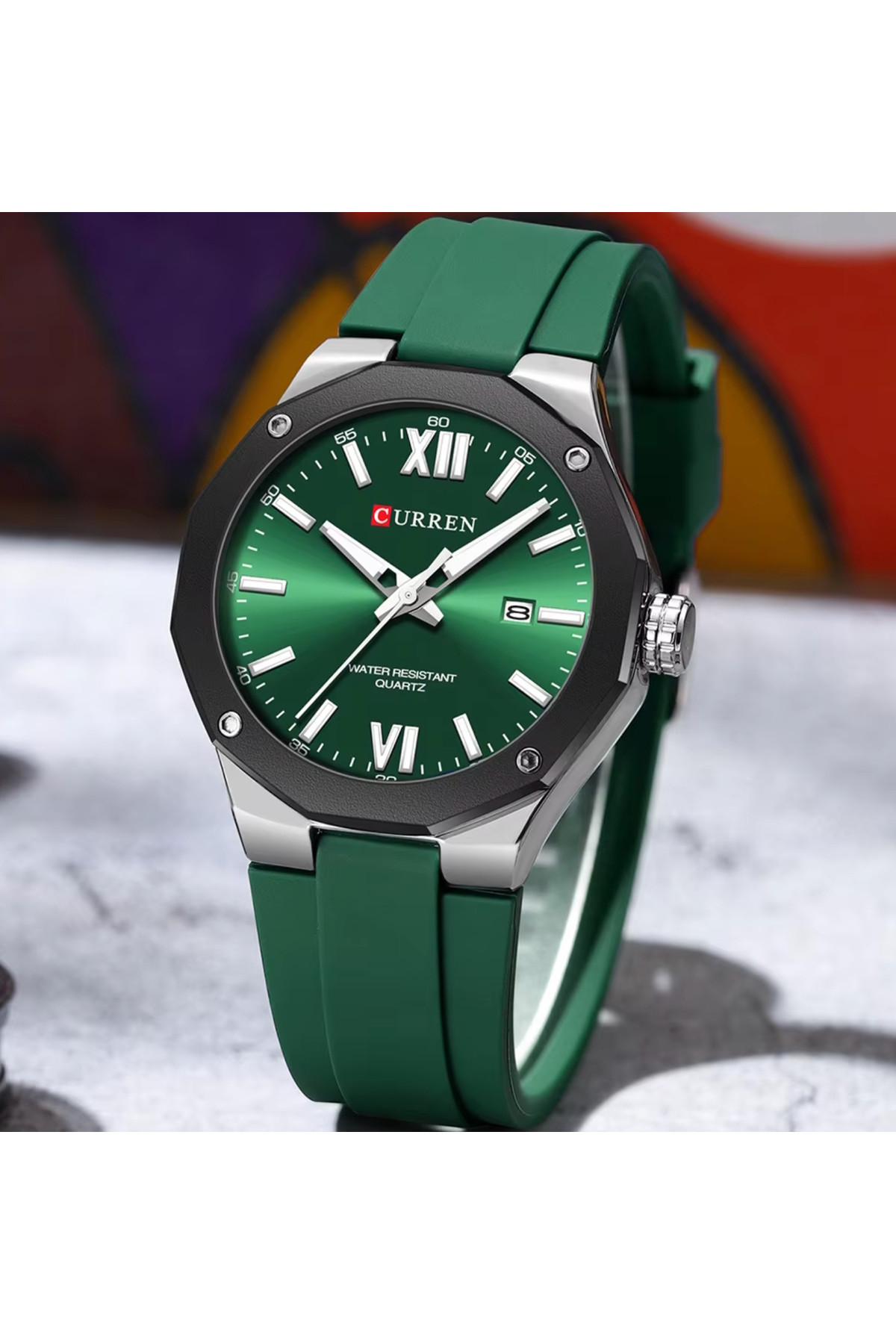 Чоловічий годинник  Curren Original Green