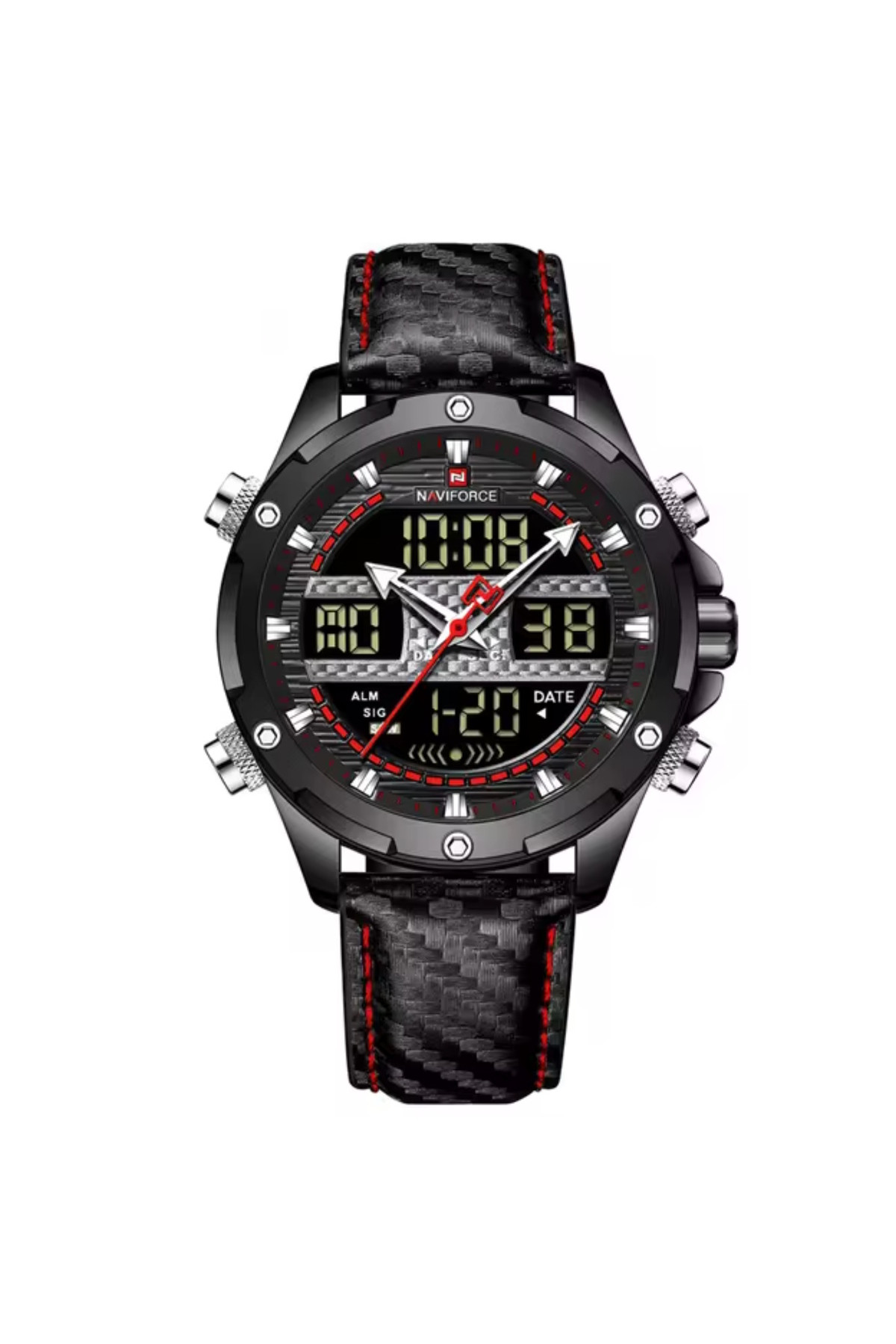 Чоловічий годинник  Naviforce Set Present подарунковий набір, 2 ремінці