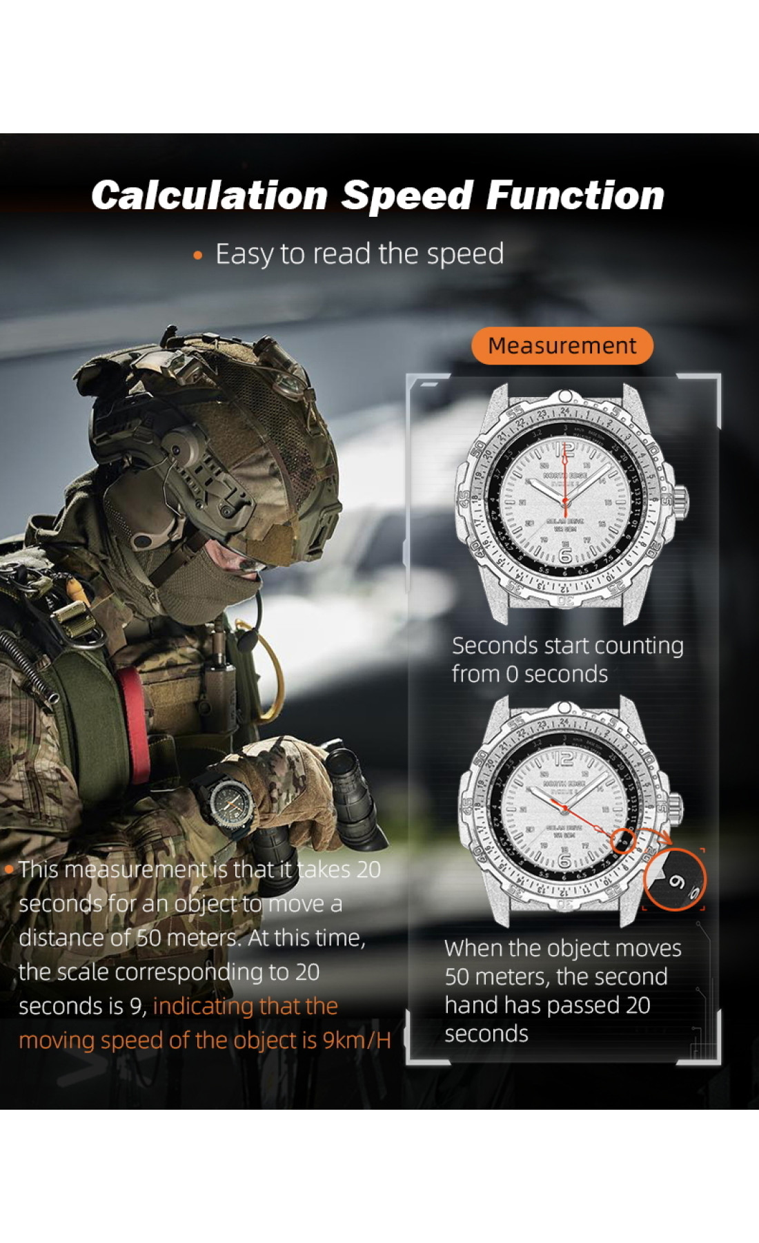 Чоловічий годинник  North Edge Evoque УЦІНКА