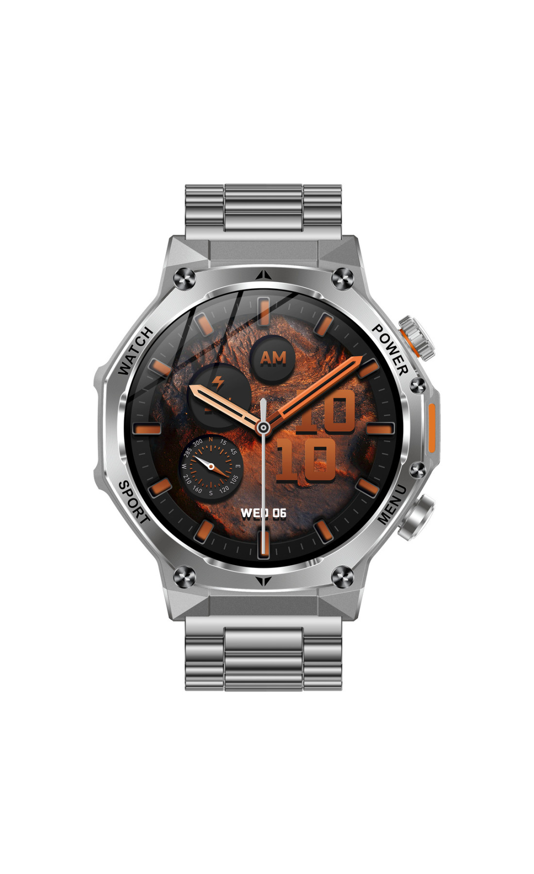 Смарт годинник  Smart Surf X Pro Silver Steel, 2 ремінці