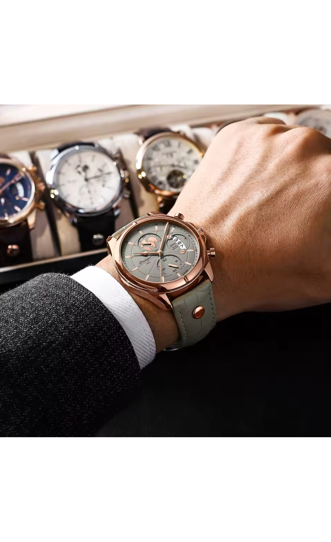 Чоловічий годинник  Poedagar Earth