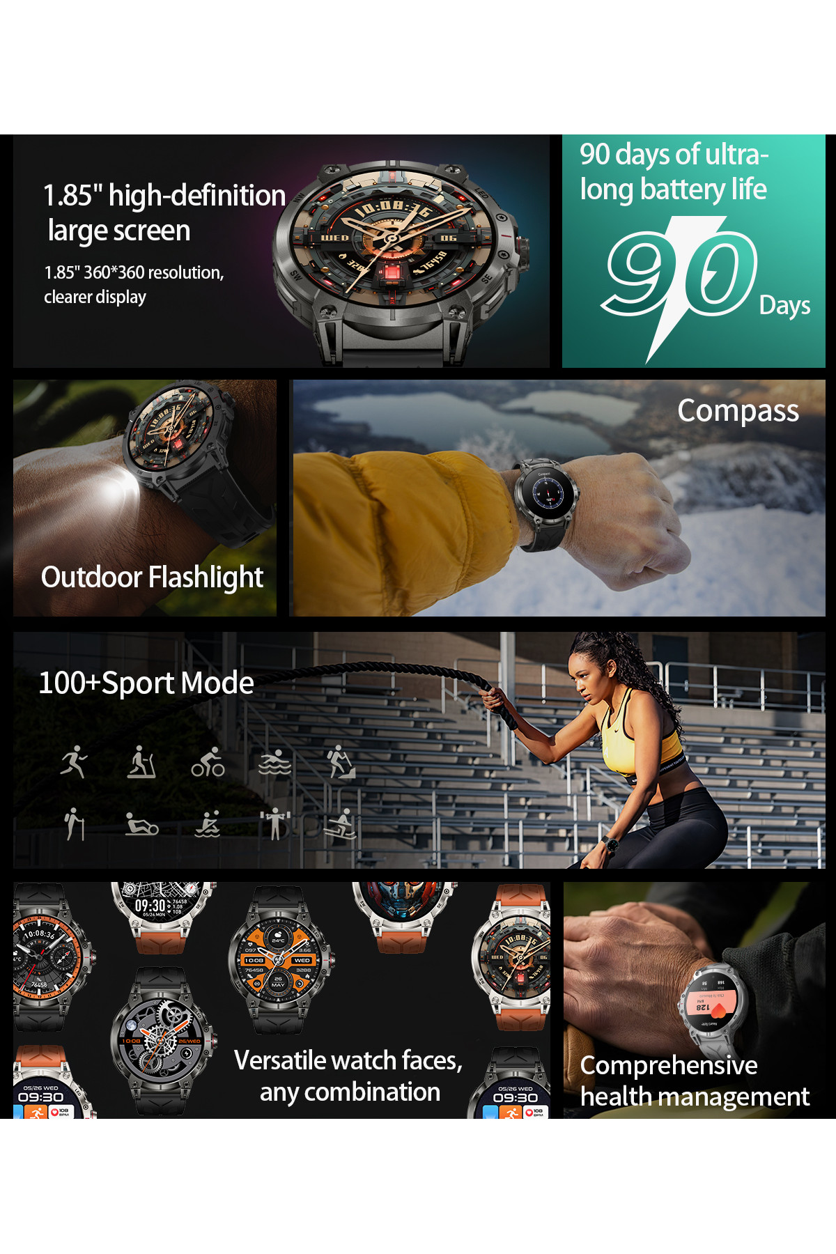 Смарт годинник  Smart Stalker Max з компасом