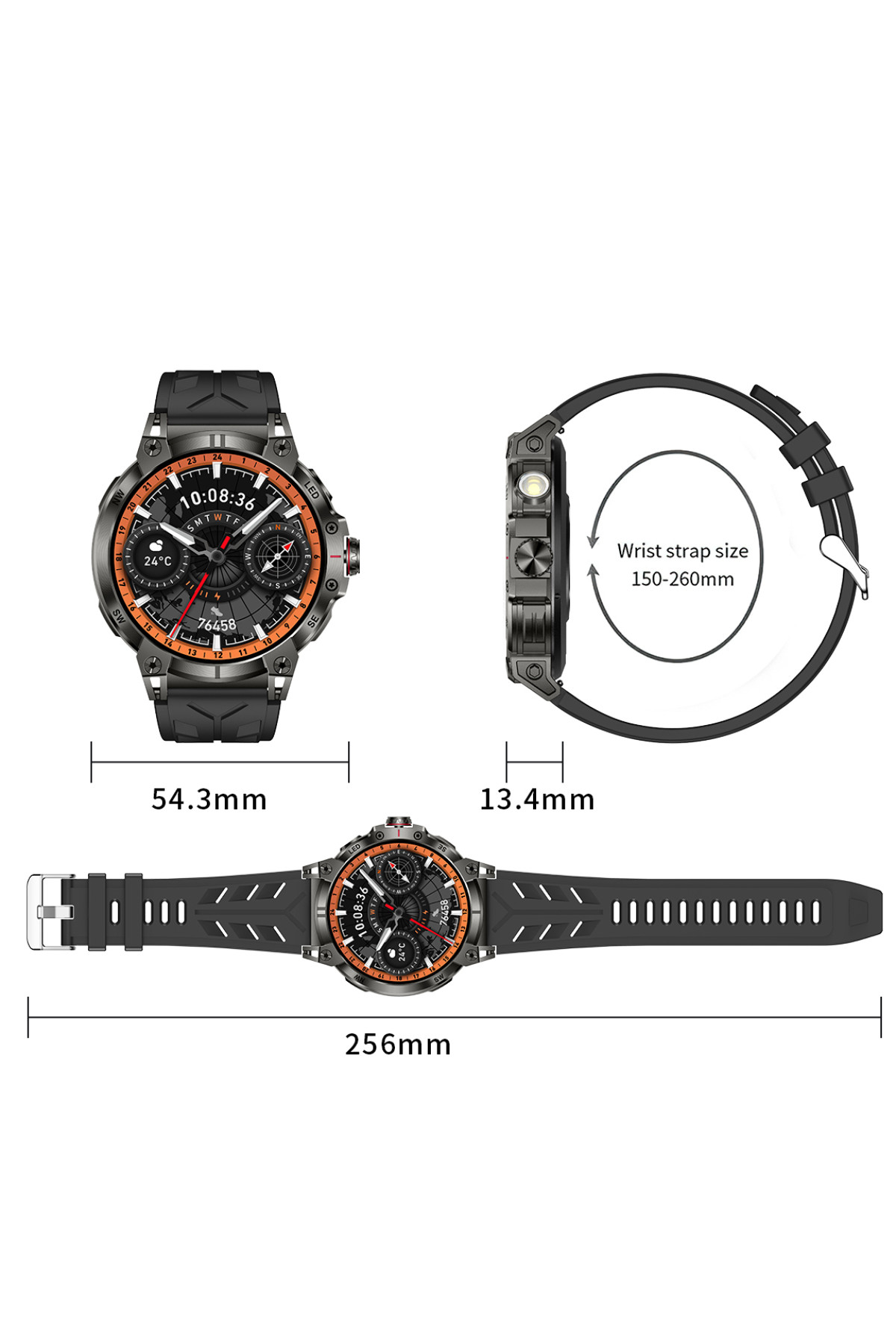 Смарт годинник  Smart Stalker Max з компасом