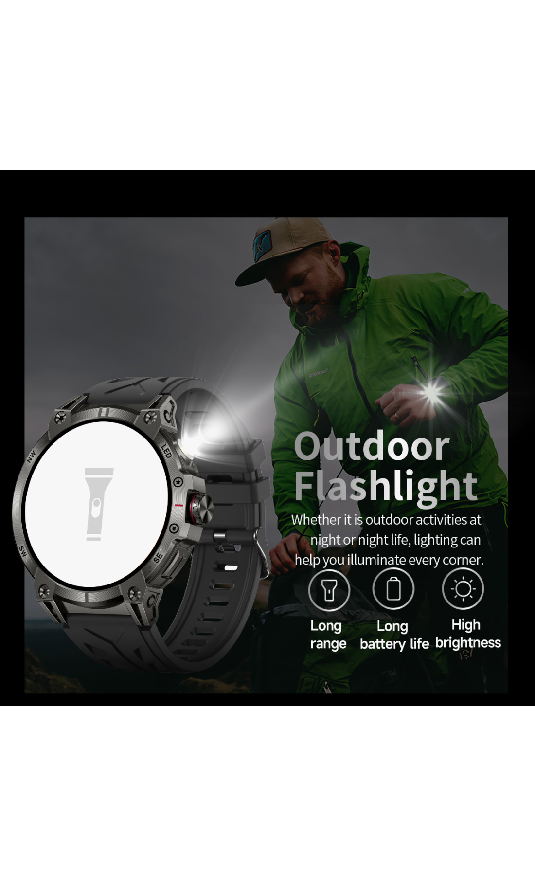 Смарт годинник  Smart Stalker Max з компасом