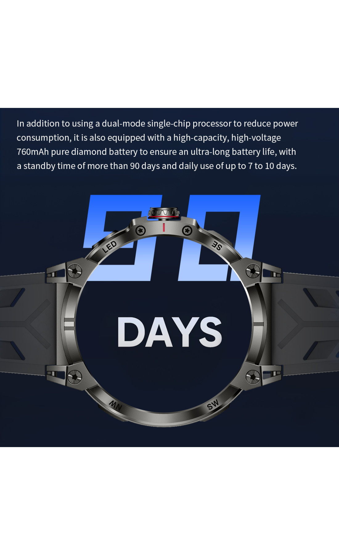 Смарт годинник  Smart Stalker Max з компасом