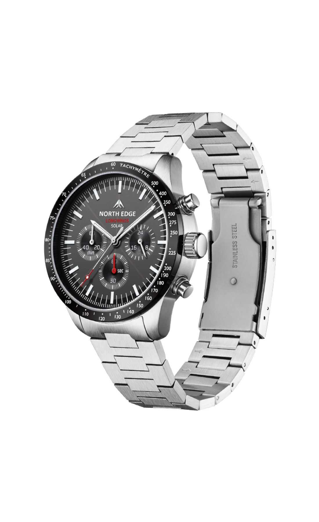Чоловічий годинник  North Edge Long Wings з сонячною батареєю