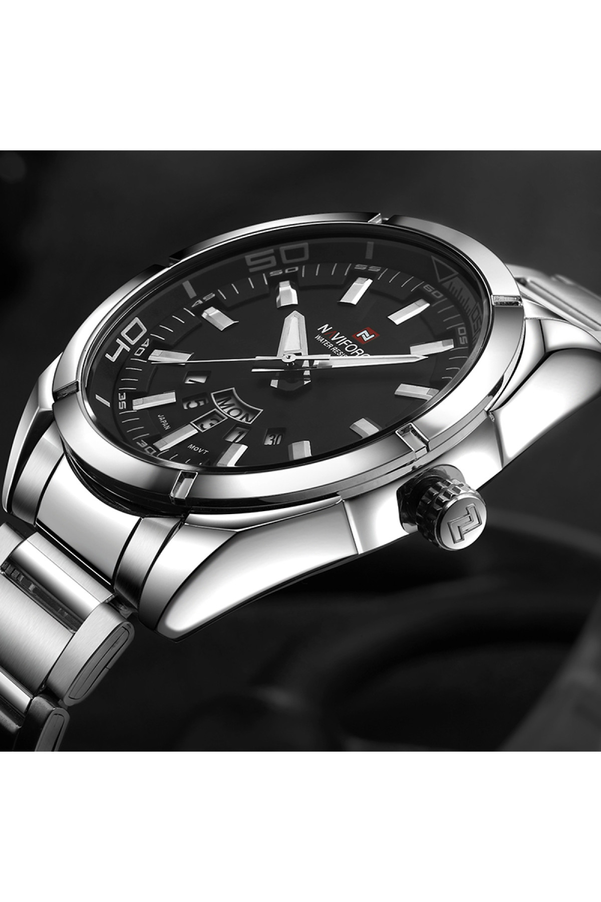 Чоловічий годинник  Naviforce Rocket BlackDial