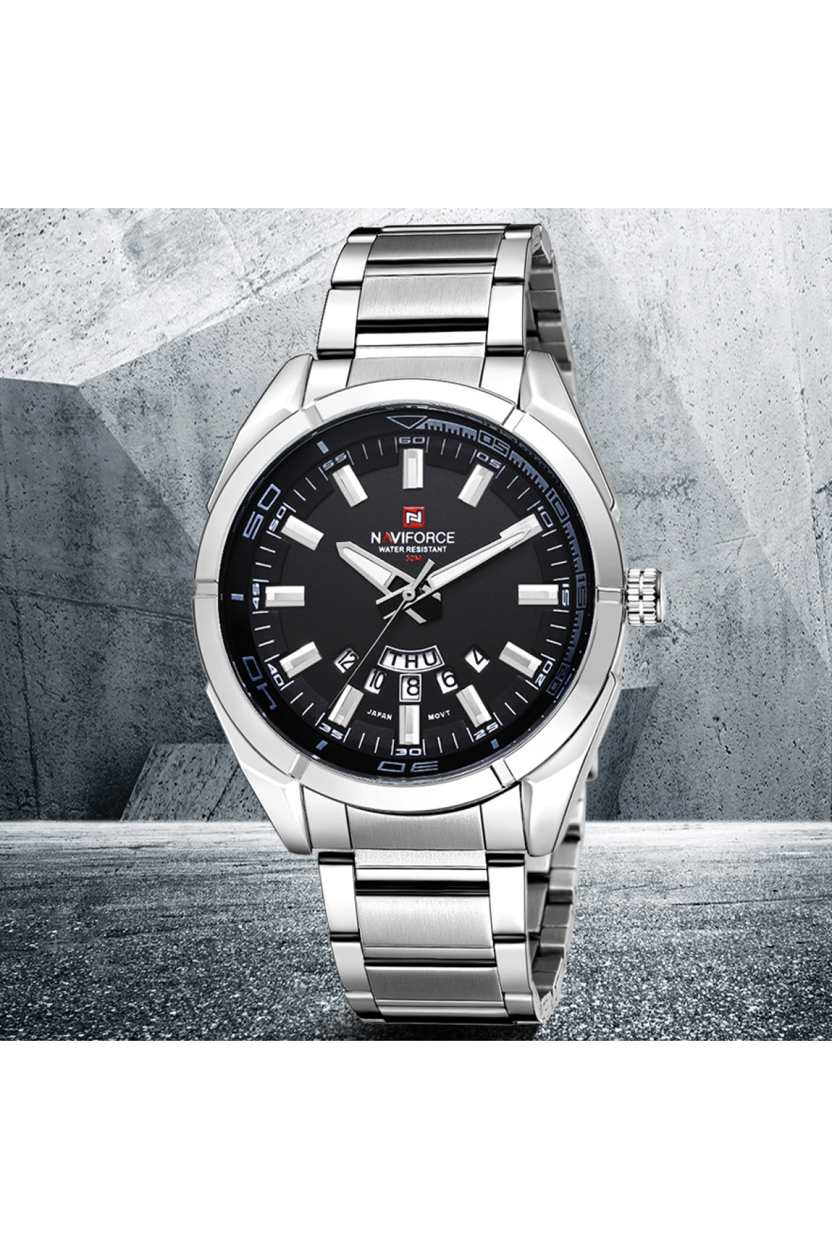 Чоловічий годинник  Naviforce Rocket BlackDial