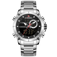 Чоловічий годинник  Naviforce Jazz Silver