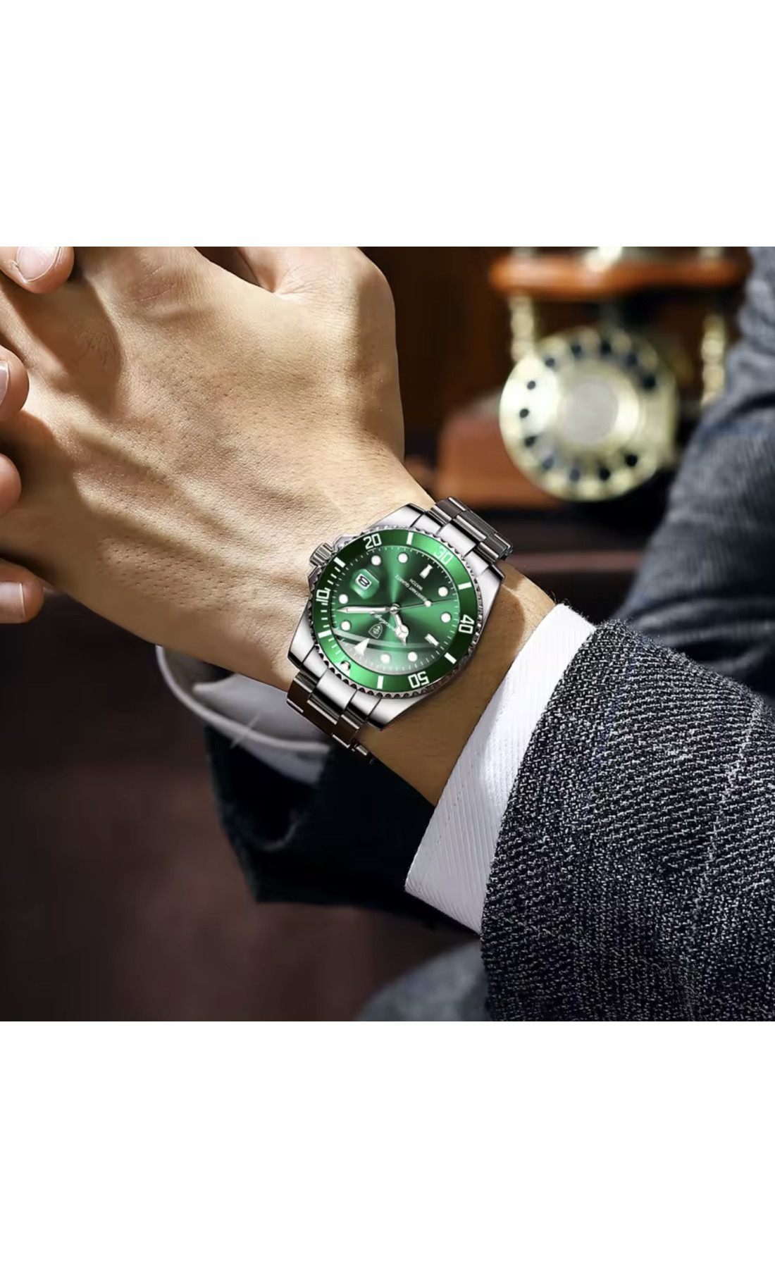 Чоловічий годинник  Poedagar Olevs