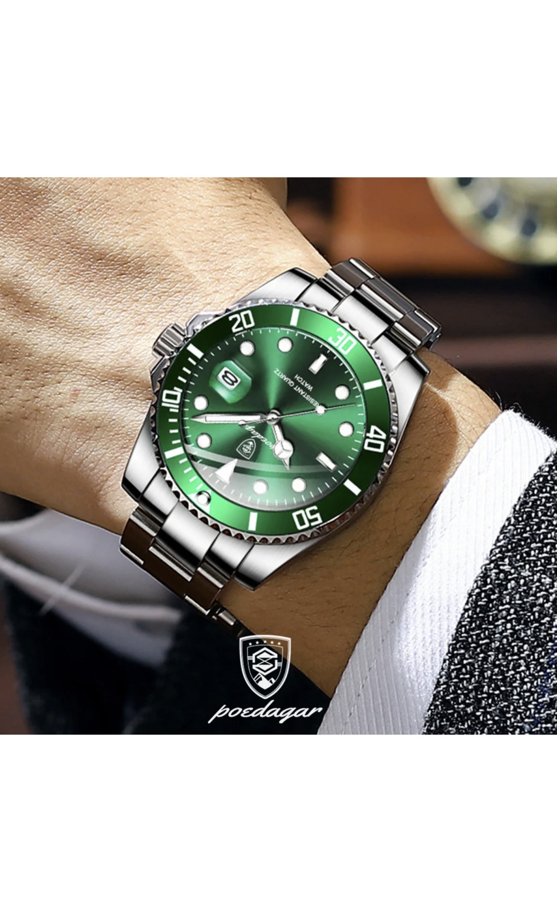 Чоловічий годинник  Poedagar Olevs