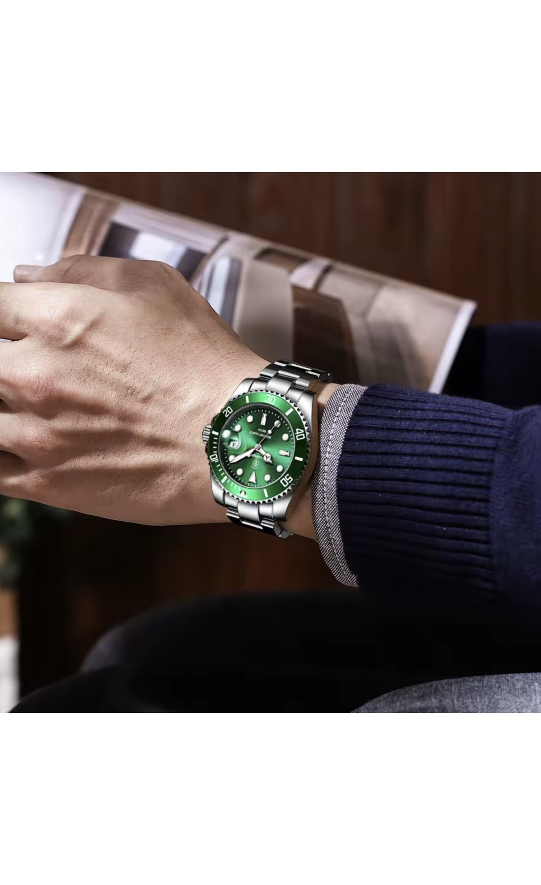 Чоловічий годинник  Poedagar Olevs