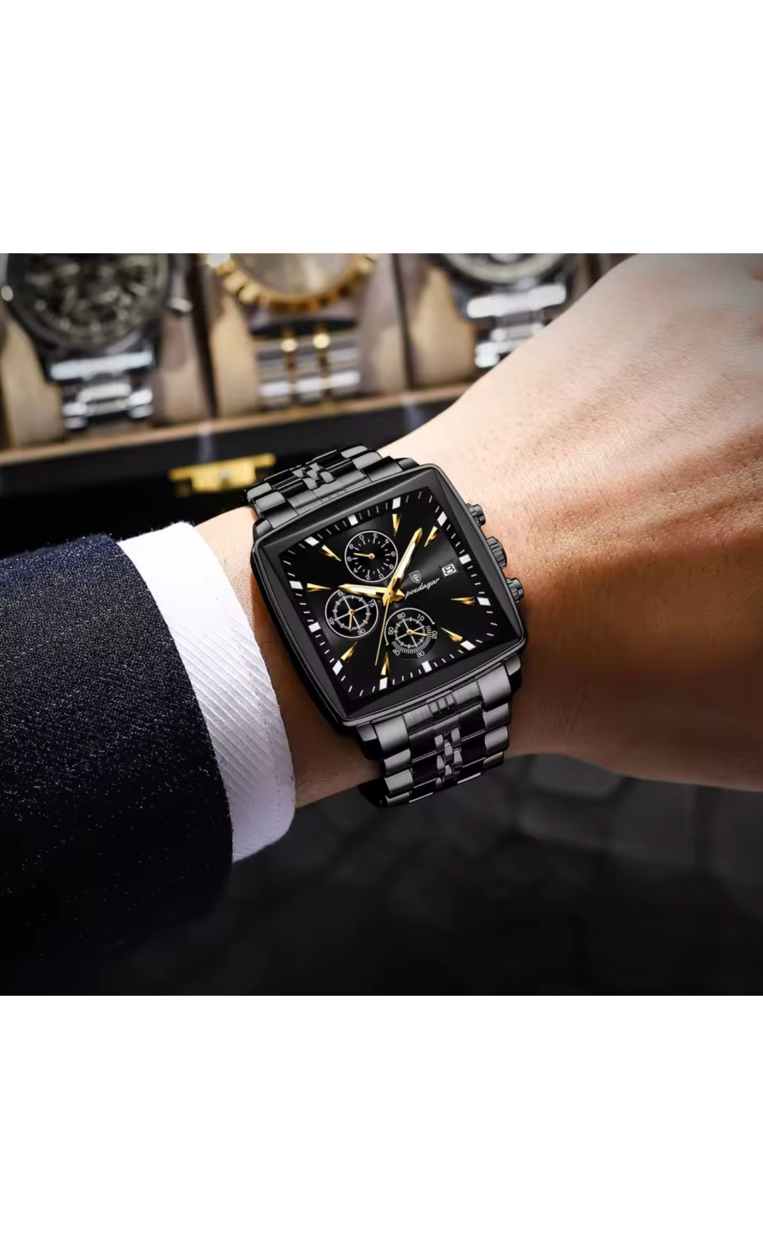 Чоловічий годинник  Poedagar Parus