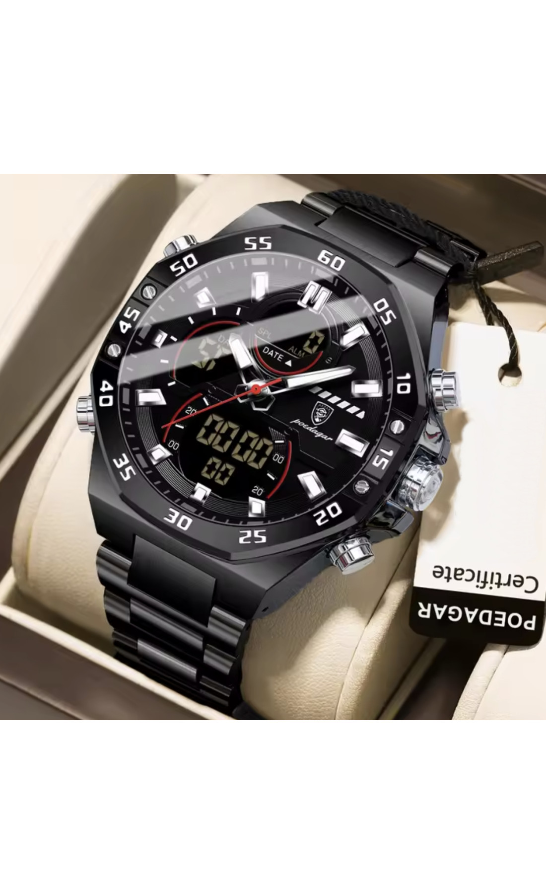 Чоловічий годинник  Poedagar Iron Sport